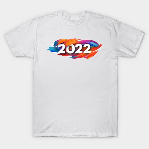 2022 new year T-Shirt by Dinar Omarov